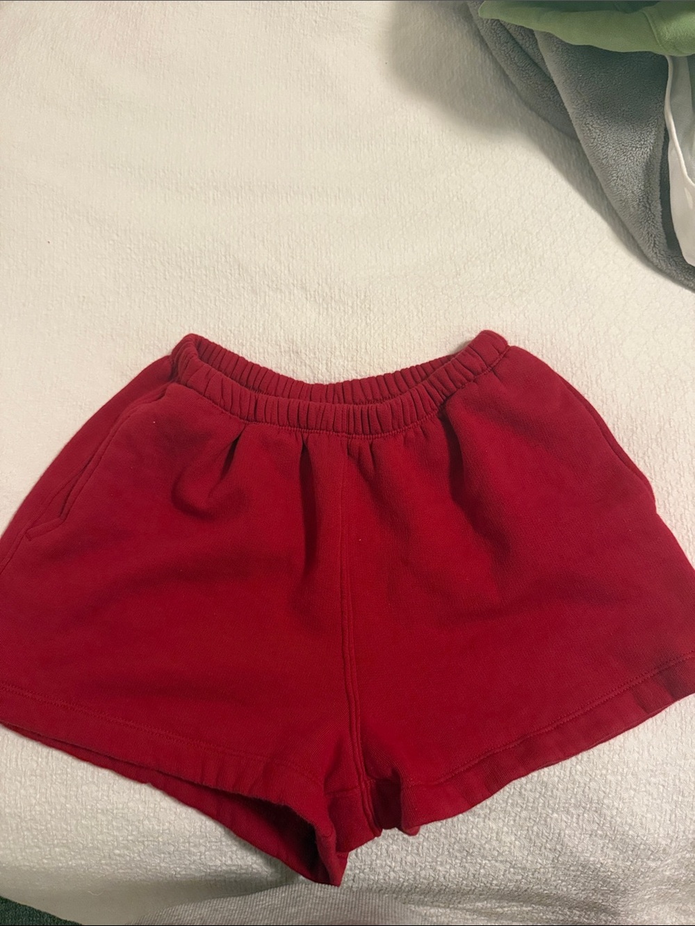 Target Red Women's Elastic Waist Athletic Shorts